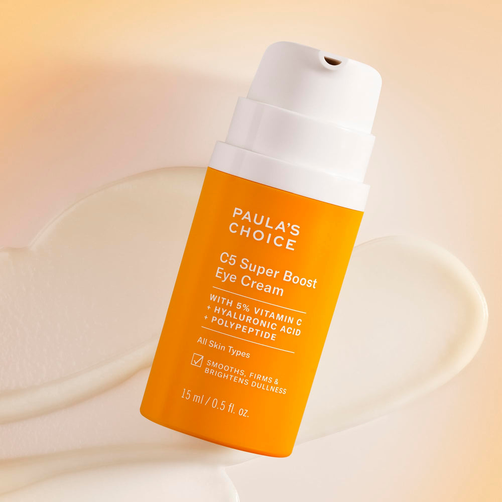 Paula's Choice C5 eye cream features zerumbone antioxidant for brighter under-eye tone.