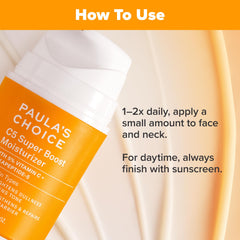 Paula's Choice C5 jar front view highlighting 5% vitamin C for brighter skin.