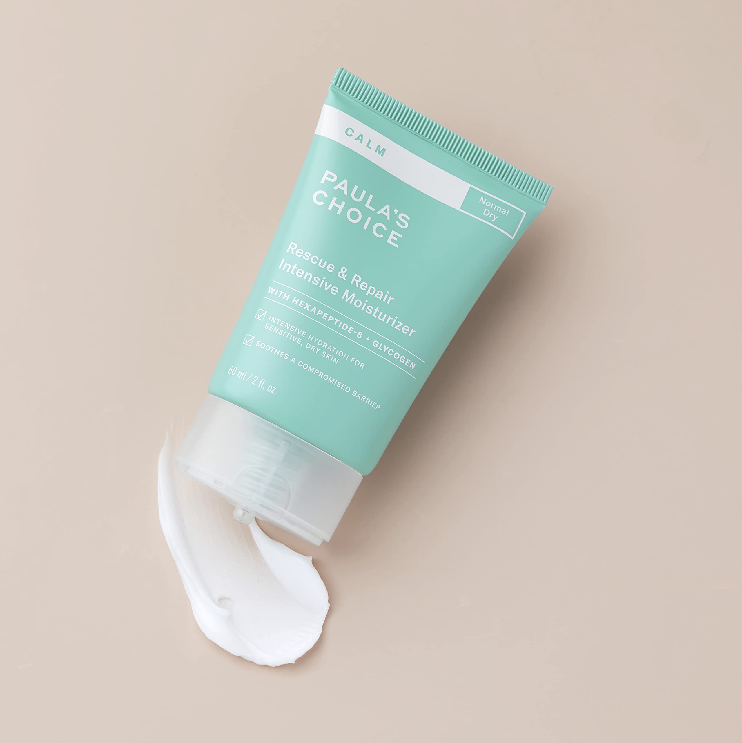 Paula's Choice CALM Intensive moisturizer packaging box showing gentle skincare promise.