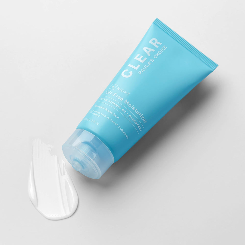 Paula's Choice moisturizer includes niacinamide and ceramides for barrier support.