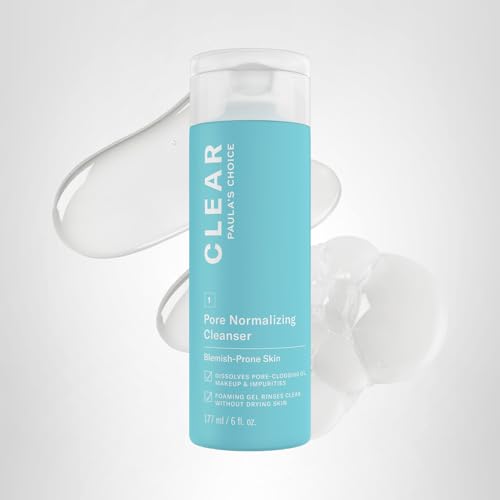 6oz packaging of Paula's Choice CLEAR Pore Normalizing Cleanser.