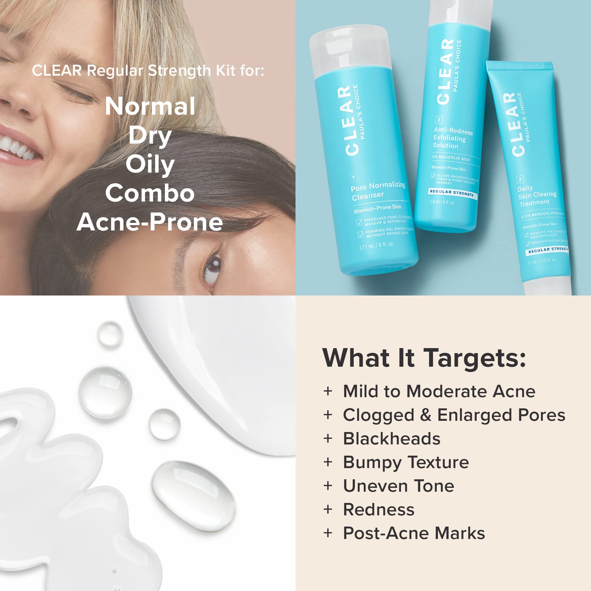 Paula's Choice Clear kit step-3 bottle for pore clearing and redness control