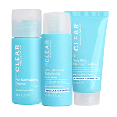 Paula's Choice CLEAR travel kit bottle for on-the-go acne care.