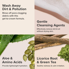 Paula's Choice Defense Cleanser licorice extract for balanced skin tone appearance.