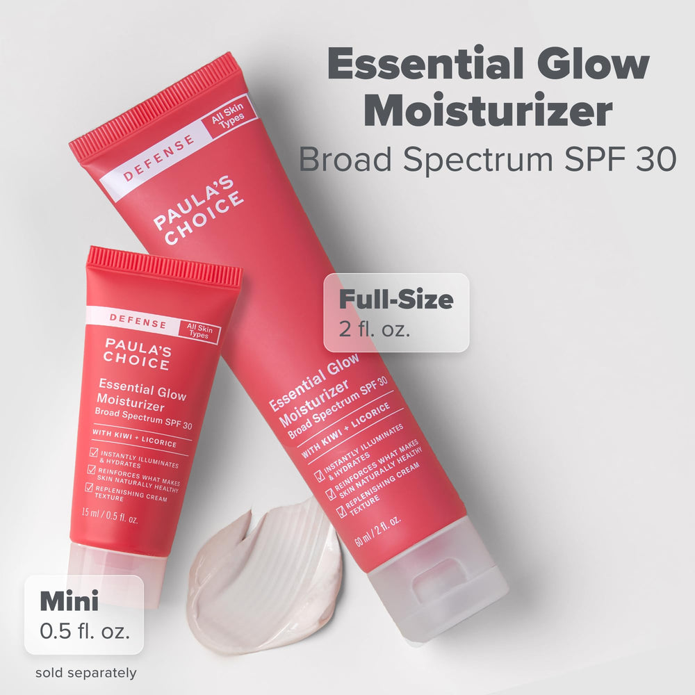 Vitamin C and E emphasize brightening and protection in the moisturizer.