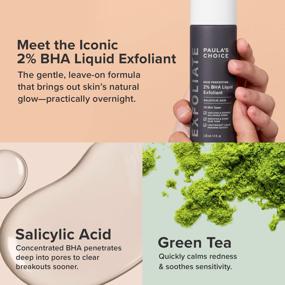 Paula's Choice duo pack on a shelf highlighting a two-product exfoliation routine