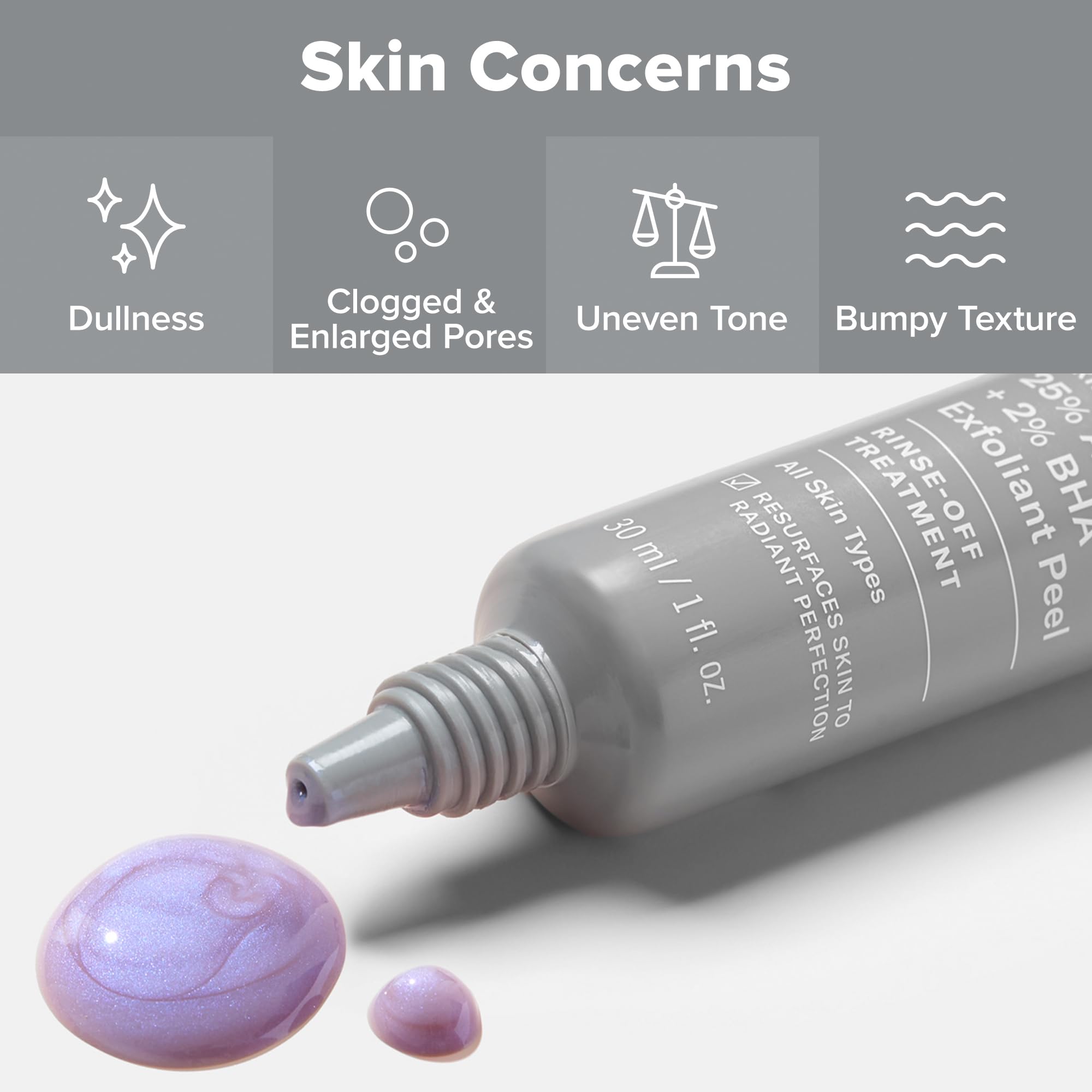 Paula's Choice fragrance-free exfoliant displayed in a skincare routine