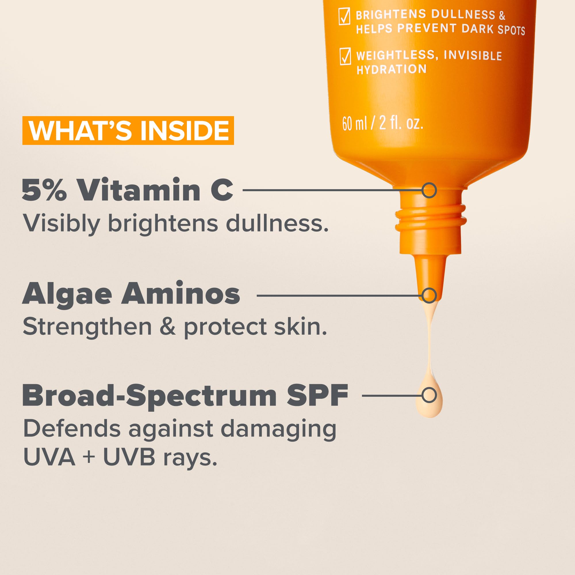Paula's Choice sunscreen on skin with a subtle glow after application.