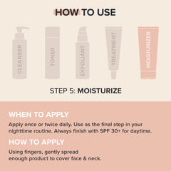 Hyaluronic acid component delivers plump moisture in the Moisture Boost