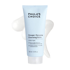 Paula's Choice Omega Complex Balm in jar for gentle makeup removal.