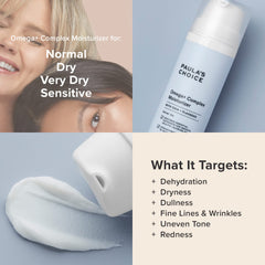 Omega+ Complex vitamin C brightening component within Paula's Choice routine