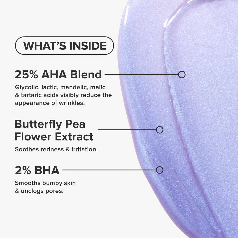 Paula's Choice Skin Perfecting peel with spatula illustrates weekly resurfacing