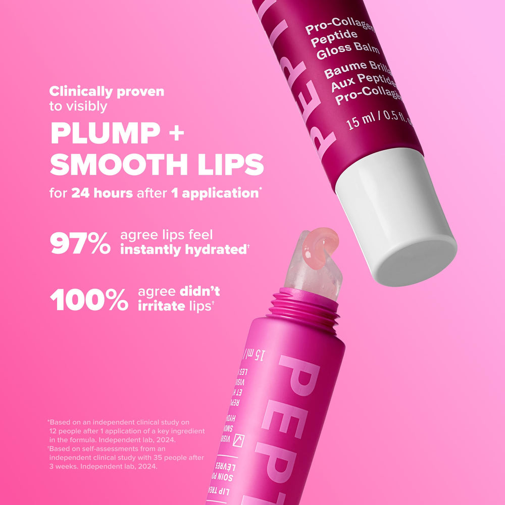 Paula's Choice Pro-Collagen Peptide Gloss Lip Balm demonstrates hydration