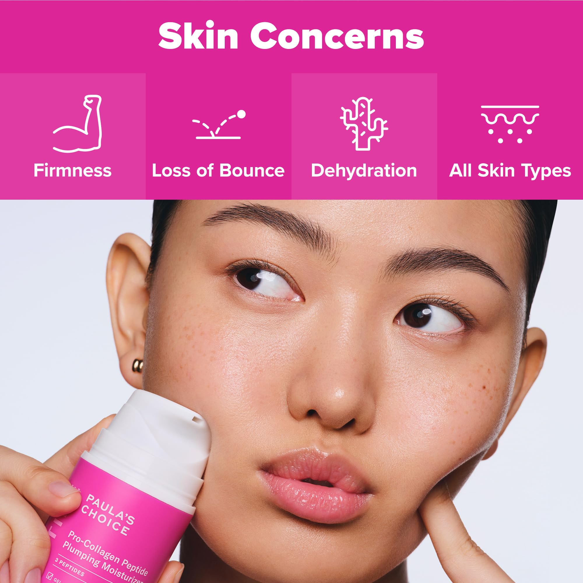 Paula's Choice moisturizer works under sunscreen for a stable makeup base