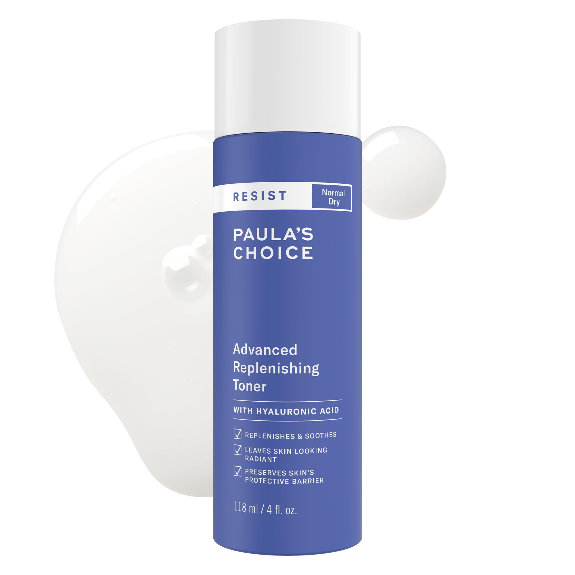 Paula's Choice Resist Advanced Replenishing Toner bottle for daily hydration.