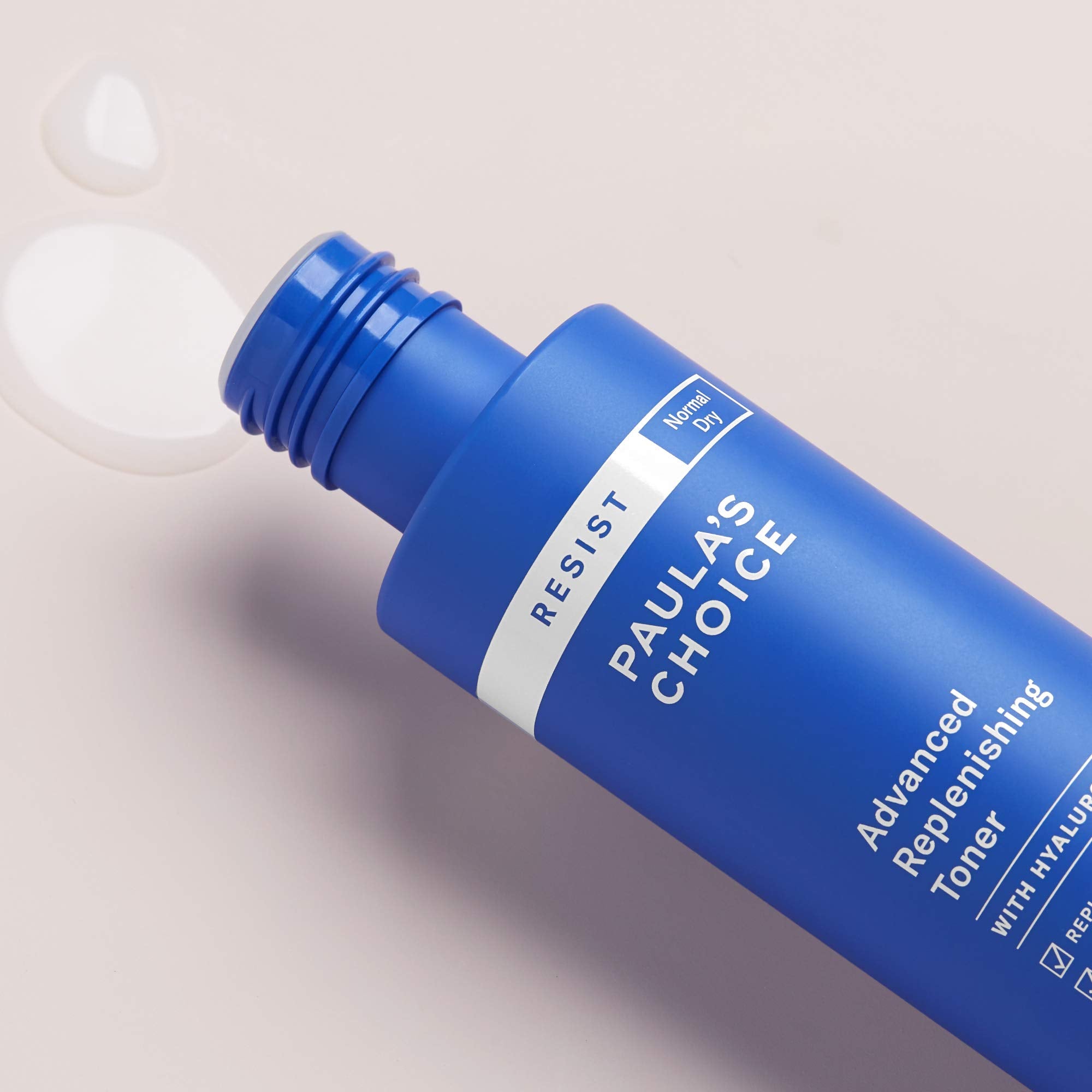 Paula's Choice Resist Advanced Replenishing Toner texture shown as lightweight and non-greasy.
