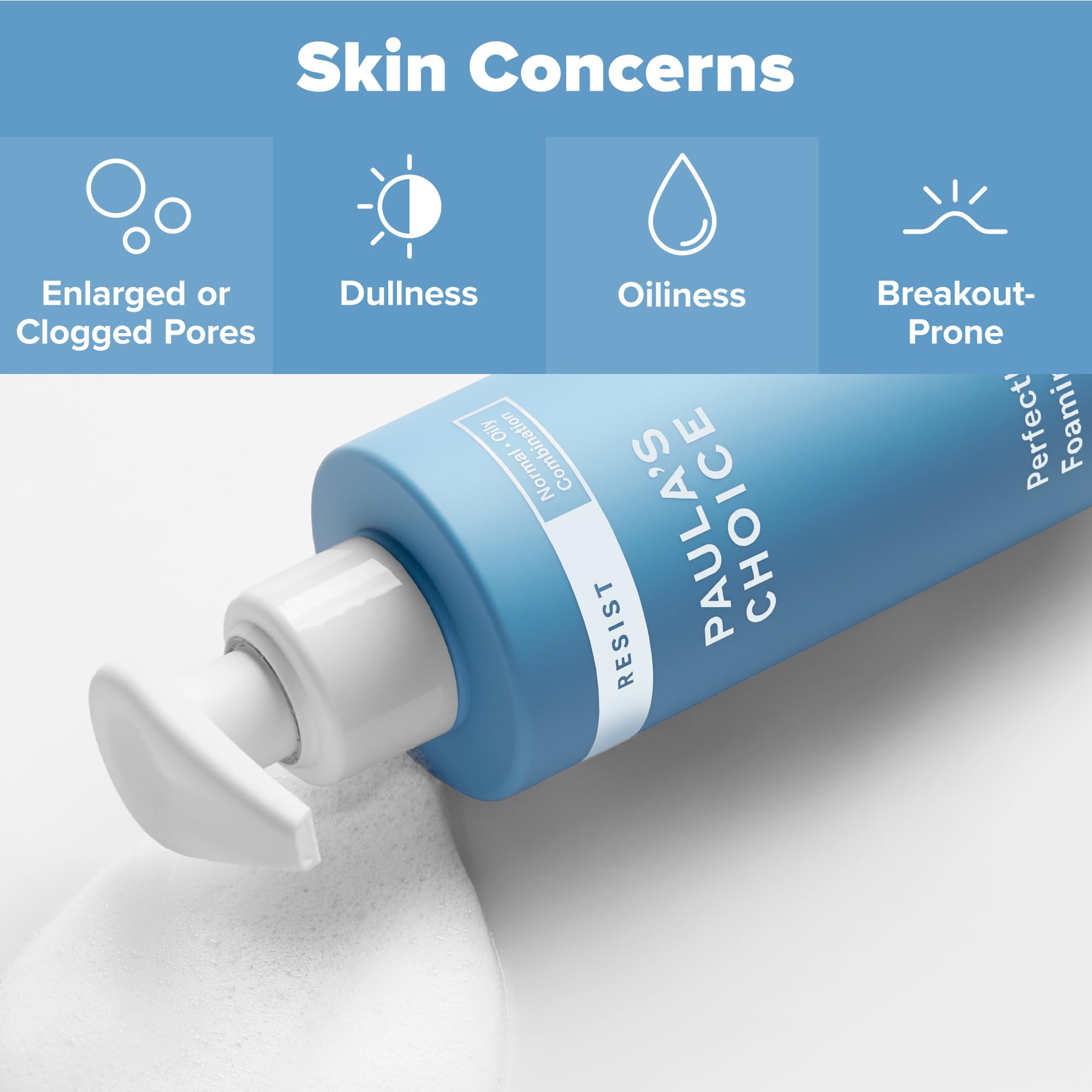 Aloe and sunflower oil ingredients suggest soothing care for skin.