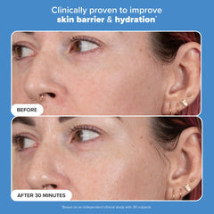 Paula's Choice RESIST Barrier Repair peptides-closeup shows tripeptide-5 and watermelon oil components.