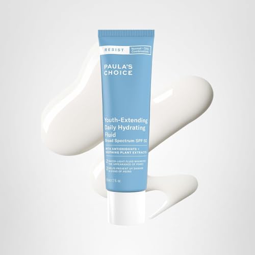 Close-up of Paula's Choice RESIST Daily Hydrating Fluid with satin-matte finish on skin