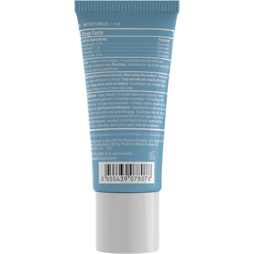 Etiqueta del Paula's Choice Resist SPF50 para uso diario y protección solar.