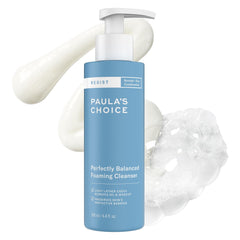 Paula's Choice RESIST cleanser bottle displaying fragrance-free balanced skin.