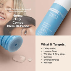 Bottle dispense action of Resist Weightless Toner for easy daily use