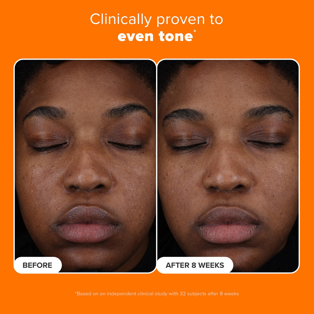Paula's Choice serum dispersion on skin, suggesting improved absorption and smoother texture.