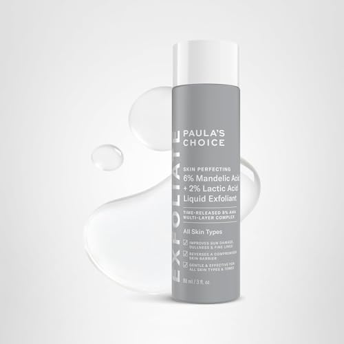 Subtle glow on skin after using the exfoliant