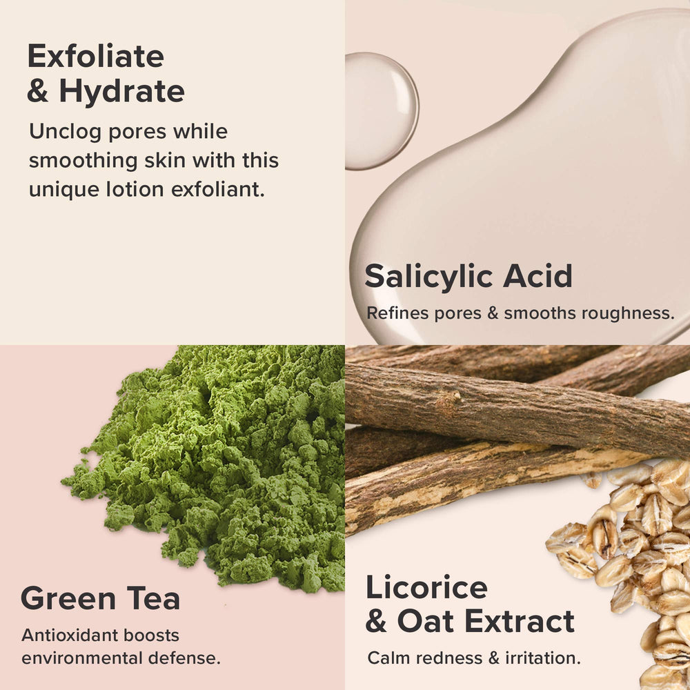 Paula's Choice label detail highlights fragrance-free formula and 2% BHA concentration.