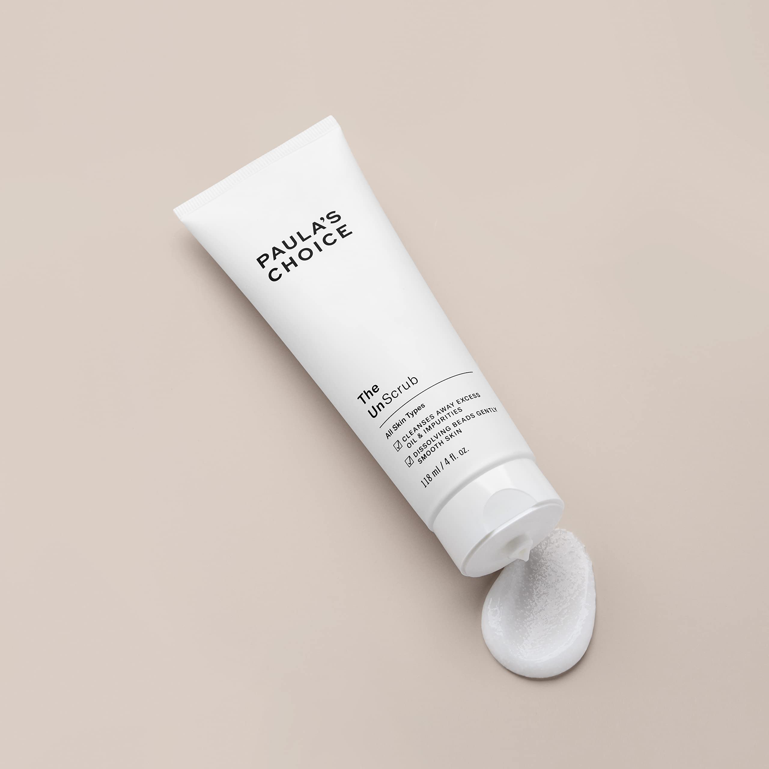 Paula's Choice The UnScrub jojoba beads highlight gentle exfoliation for smoother skin.