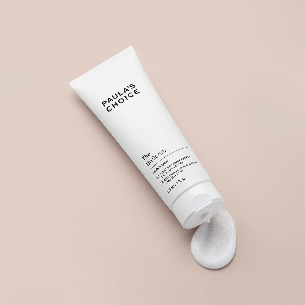Paula's Choice The UnScrub jojoba beads highlight gentle exfoliation for smoother skin.