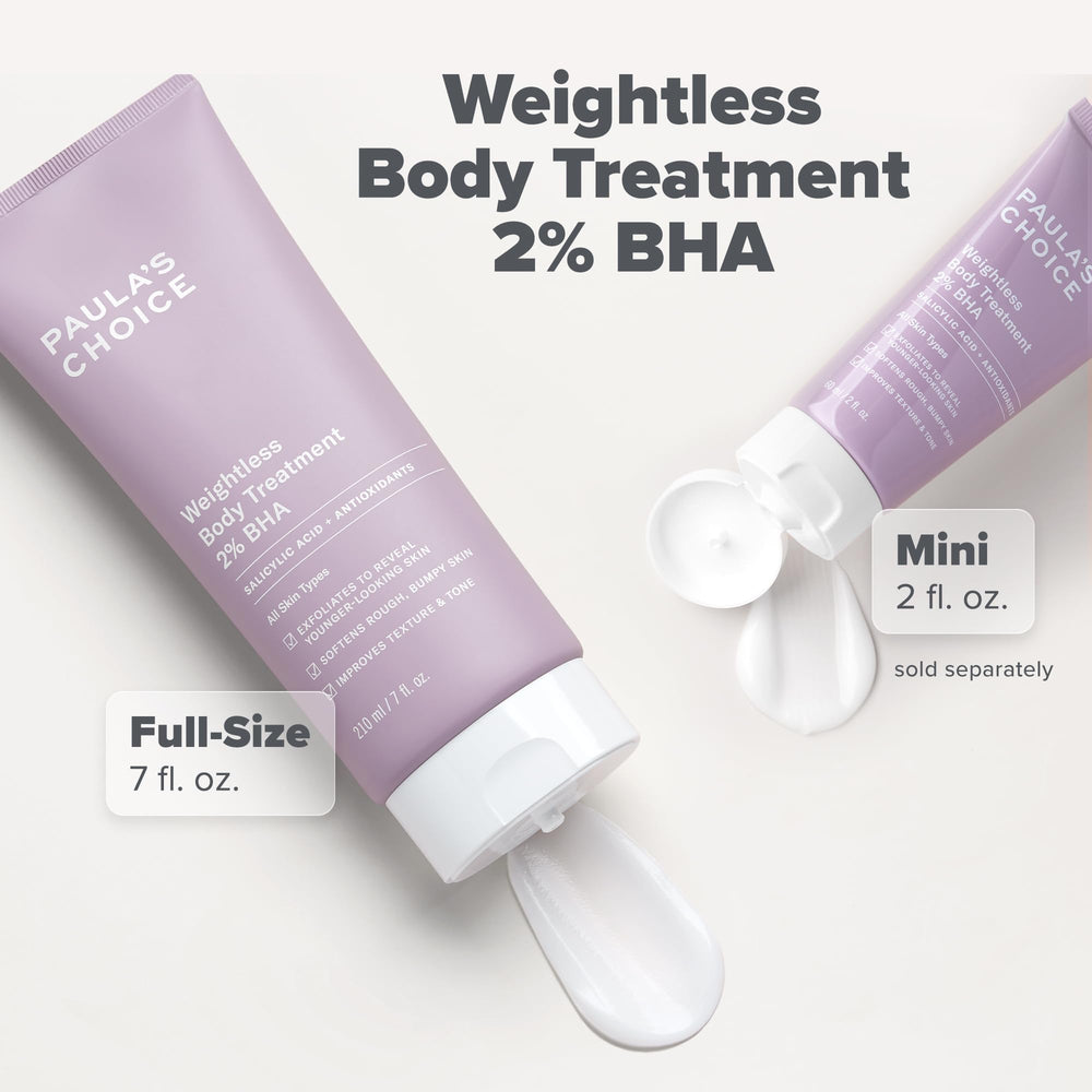 Arm and leg texture improvement with Paula's Choice 2% BHA body lotion
