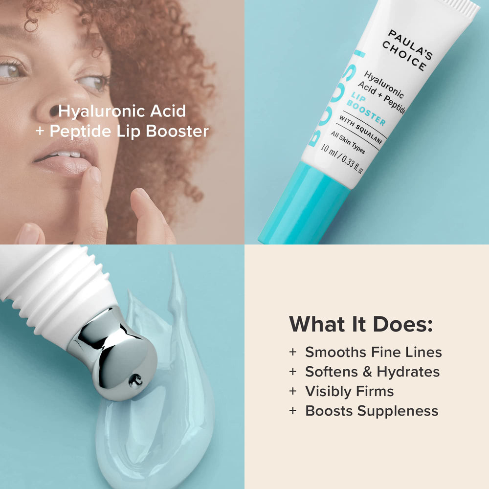 Paula's Choice BOOST lip booster packaging front highlighting fragrance-free design