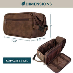 PAVILIA Toiletry Bag double zip offers quick access to items