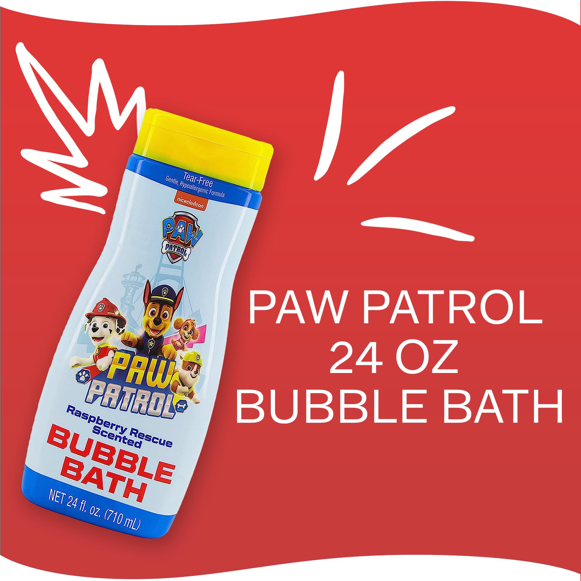 Paw Patrol envase práctico: botella fácil de agarrar durante el baño