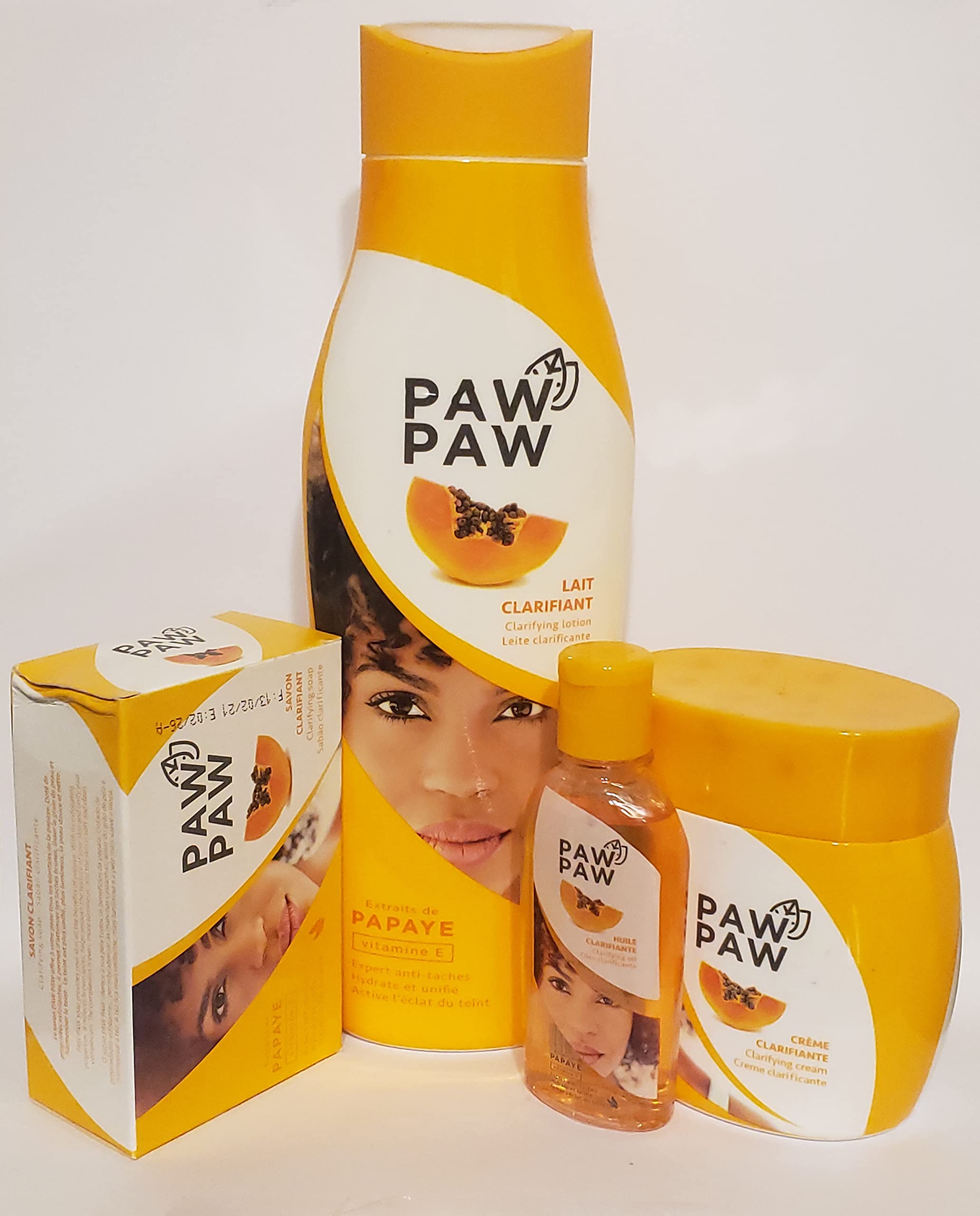 Paw Paw Clarifying Body Kit 4-Piece Set front view for refreshing daily routine.