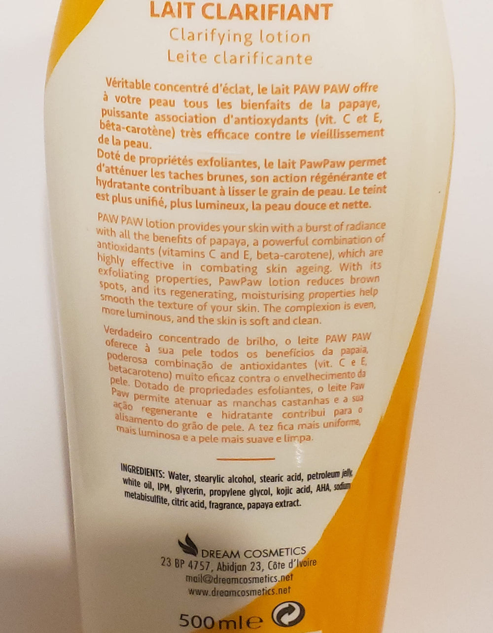 Paw Paw Clarifying Body Kit 4-Piece Set showcasing hygienic packaging keeps contents pristine.