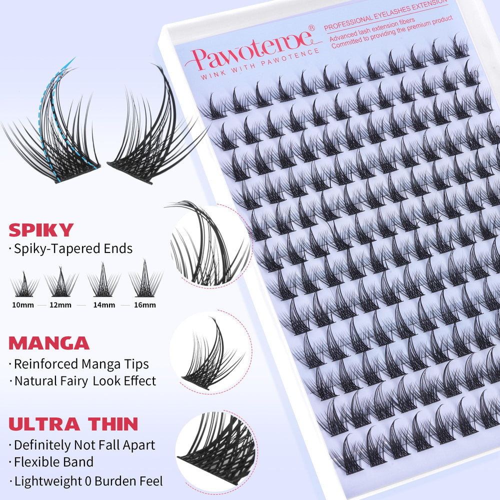 Pawotence 144pcs pack ideal for DIY lash extensions with consistent results.