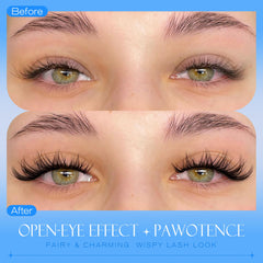 Pawotence 168pcs lash clusters ideal for quick DIY volume