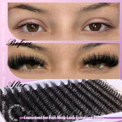 Pawotence bond and seal for secure, long-lasting lash wear.