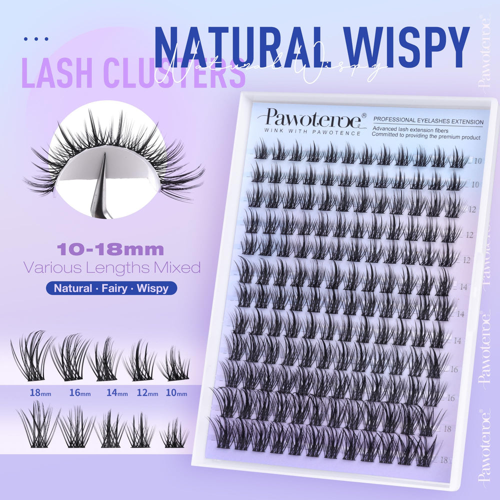 Pawotence delicate triple-tip fairy design adds light texture without clumping.