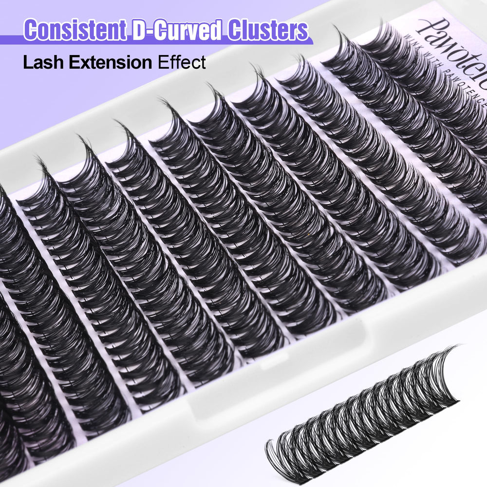 Pawotence at home DIY guide supports easy lash application.