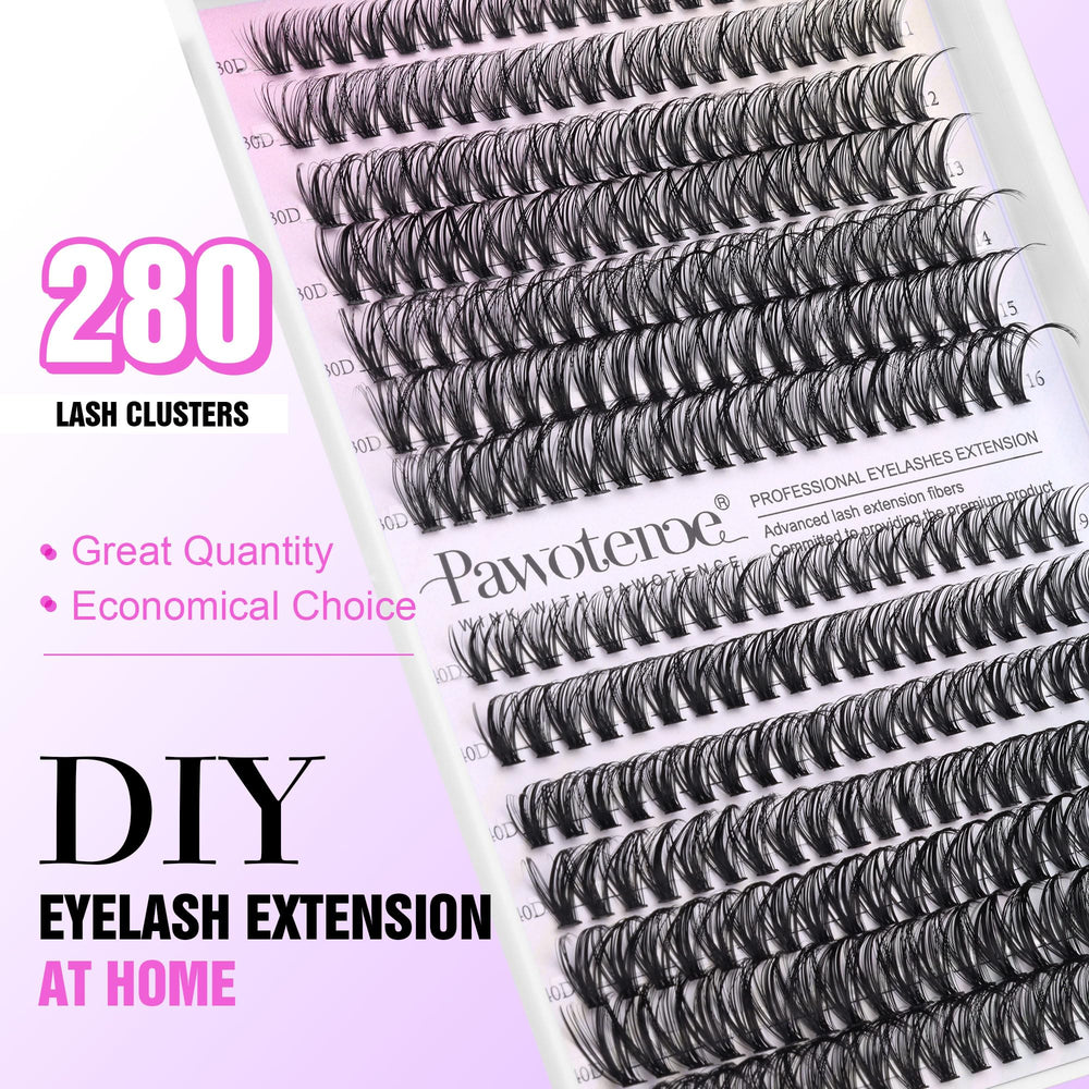 Pawotence DIY eyelash extension kit for at-home lash styling.