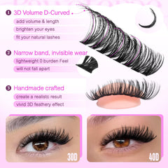 Pawotence DIY eyelash extension steps for easy home application