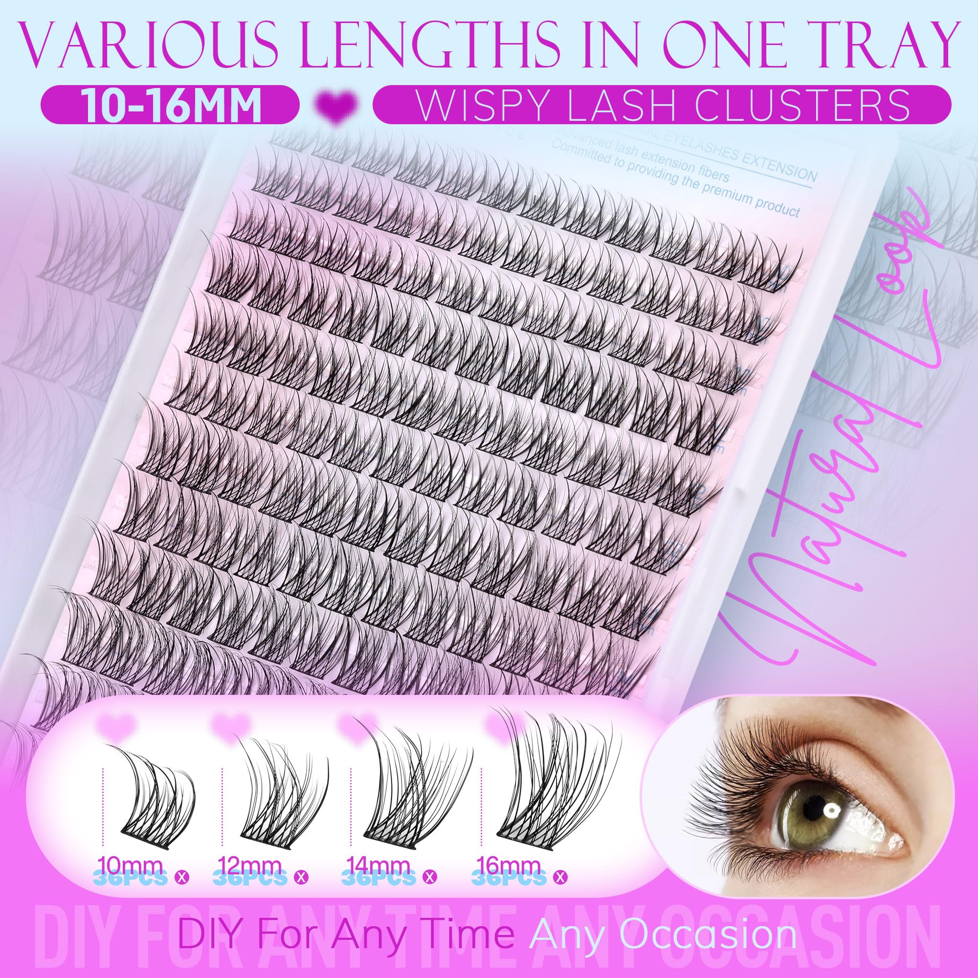 Pawotence DIY eyelash extensions application for quick salon-like results.
