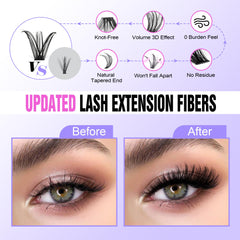 Pawotence DIY lash extension kit for easy at-home styling