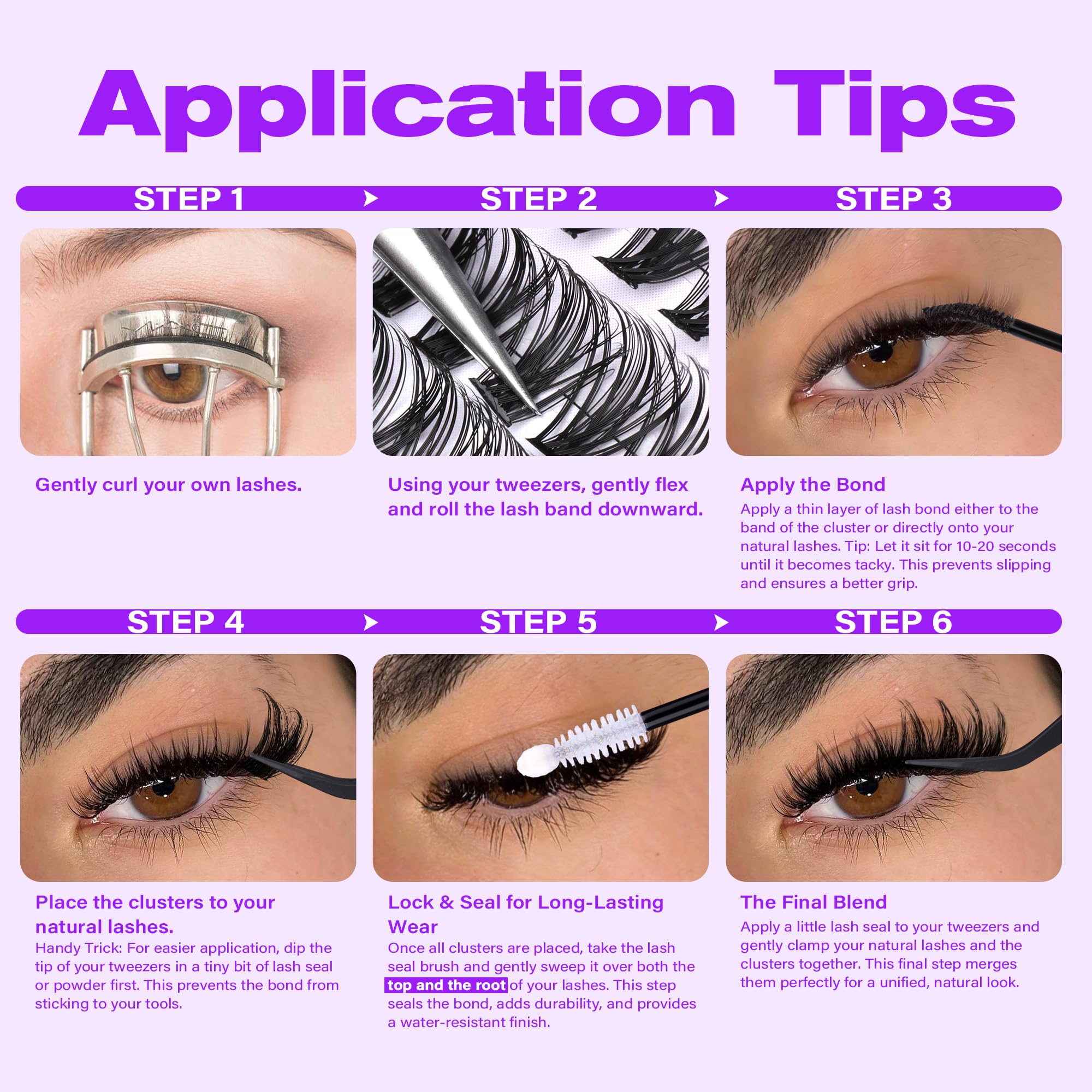 Pawotence Kira lash clusters ideal for events and special occasions
