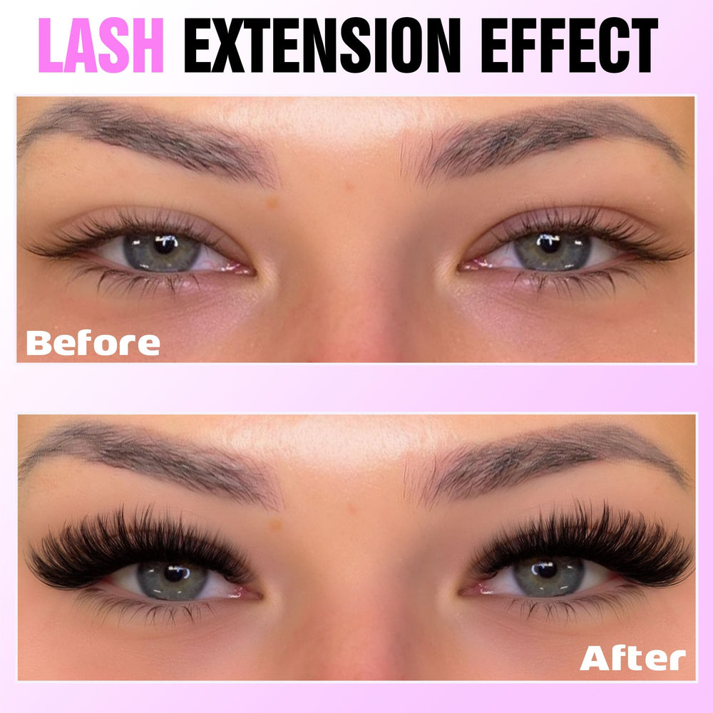 Pawotence lash applicator for precise cluster placement.