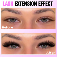 Pawotence lash applicator for precise cluster placement.