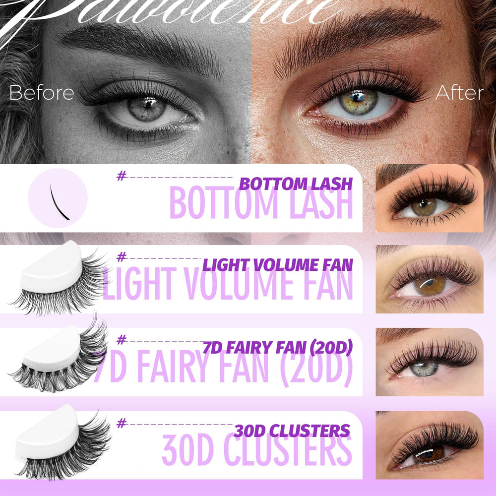 Pawotence lash applicator tool for precise at-home placement